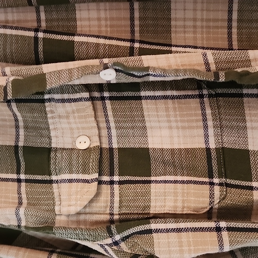 Men's flannel long sleeve shirt - Picture 3 of 3